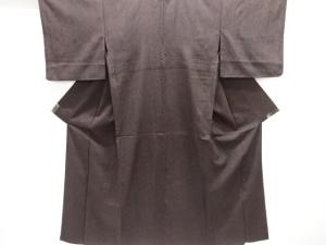 大正ロマン　縞模様織り出しお召単衣着物